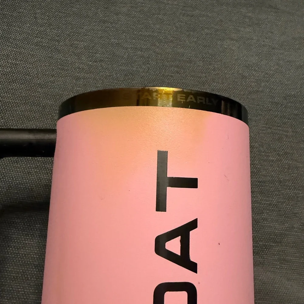 Stanley Quencher H2.0 FlowState 40oz Tumbler Pink GOAT Messi‎ Logo No Lid